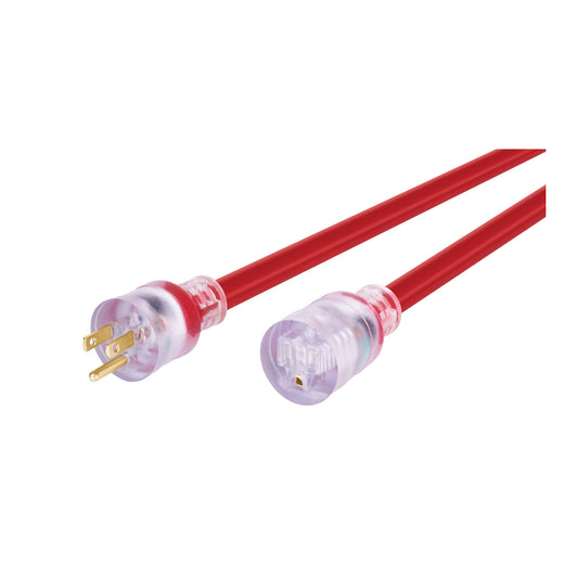 Extensión reforzada aterrizada 20 m 3x12 AWG, Volteck