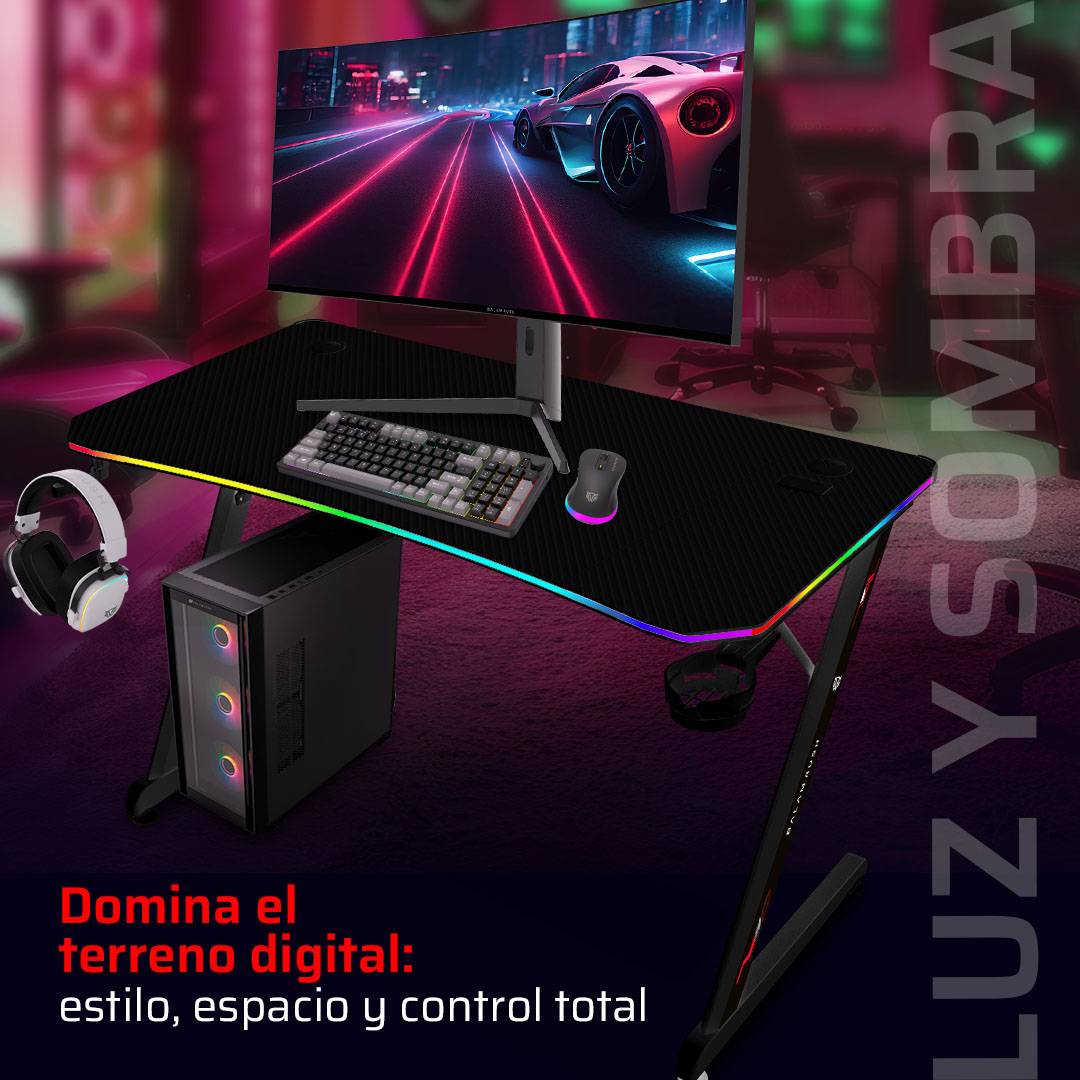 Escritorio Gaming Balam Rush MRX8000 - Vista 3