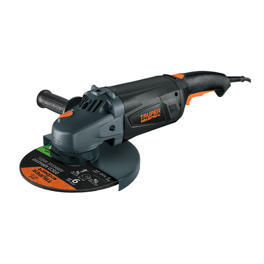Esmeriladora angular 9', 2350W, TRUPER INDUSTRIAL