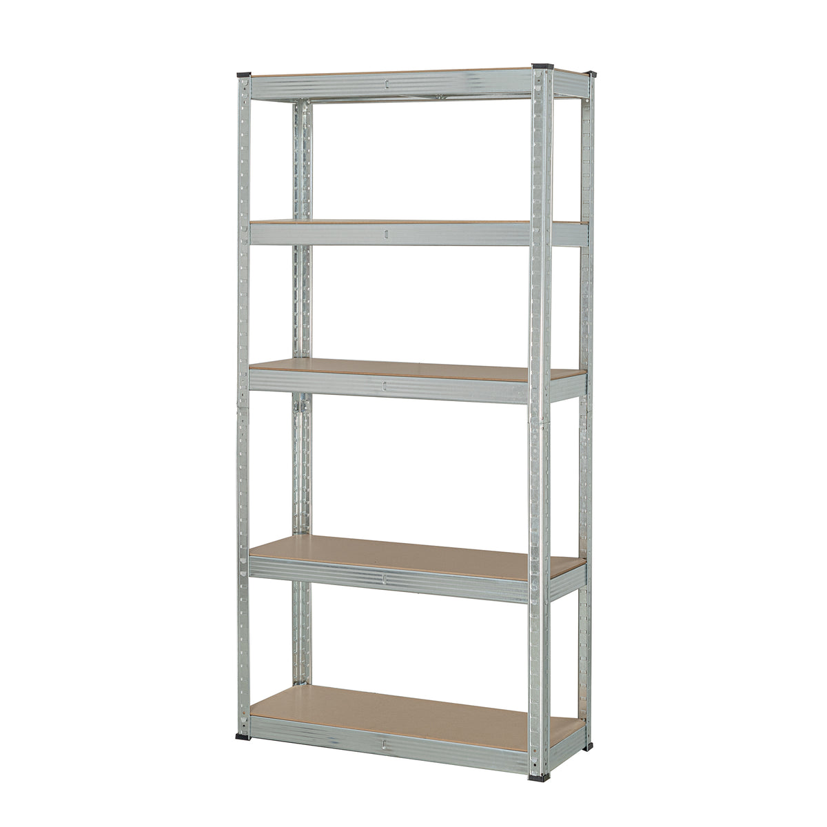 Estante metálico 5 repisas MDF cap. 35 Kg,150x30x75, PRETUL