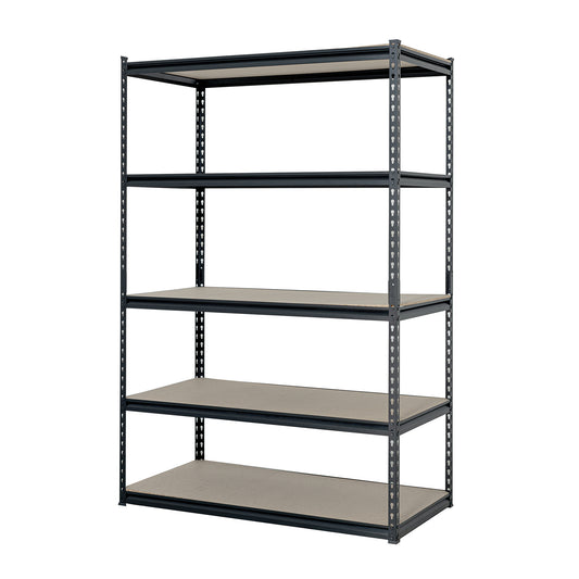 Estante metálico 5 repisas MDP cap. 60 Kg,180x60x120, PRETUL
