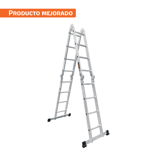 Escalera multiposición 16 peldaños, Tipo I, Truper