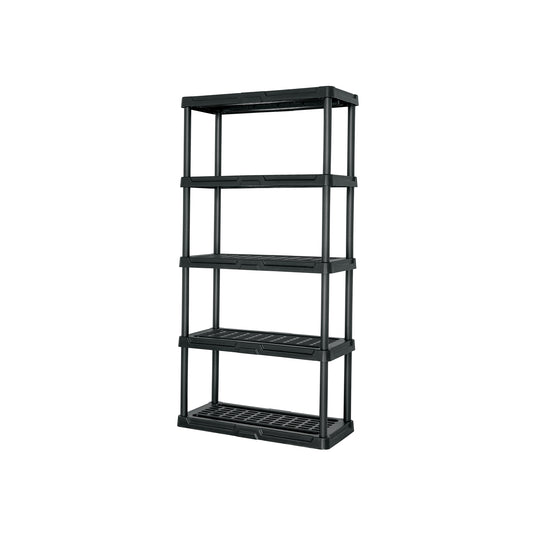 Estante plástico 5 repisas cap. 35 Kg, 180x44x92, PRETUL