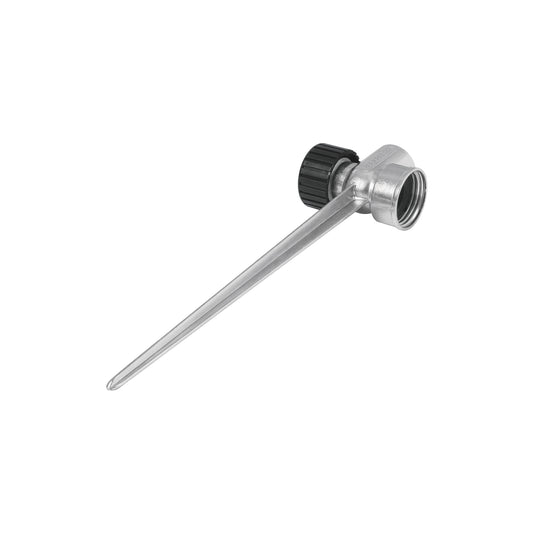 Estaca metálica universal 8' dos vías, para aspersor, Truper