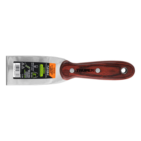Espátula 2' acero inoxidable con mango de madera, Expert