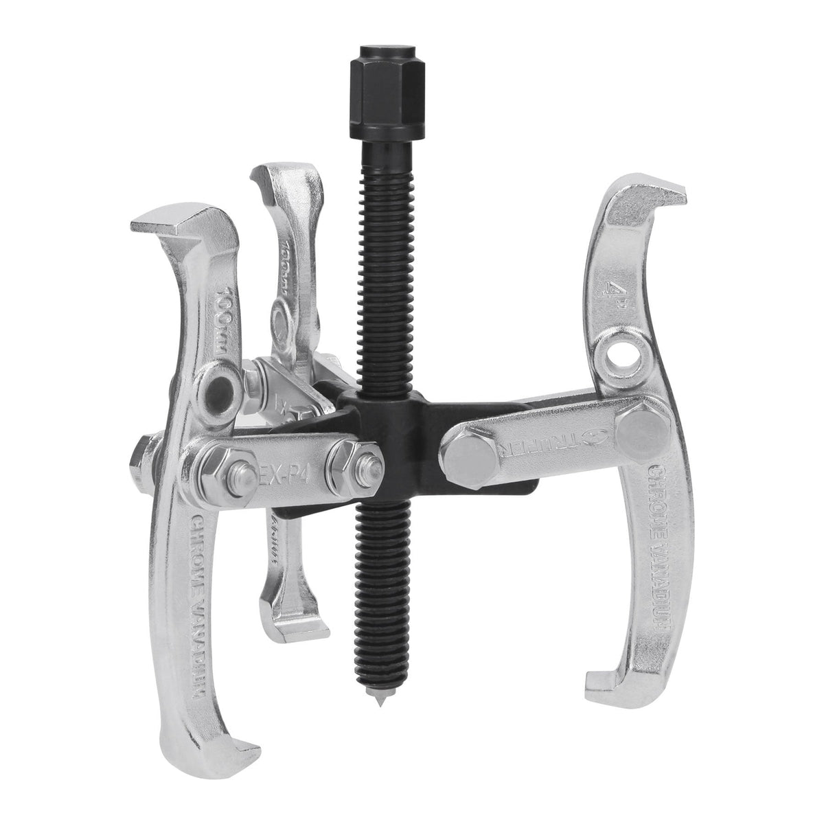 Extractor de poleas, 3 quijadas, 4', Truper