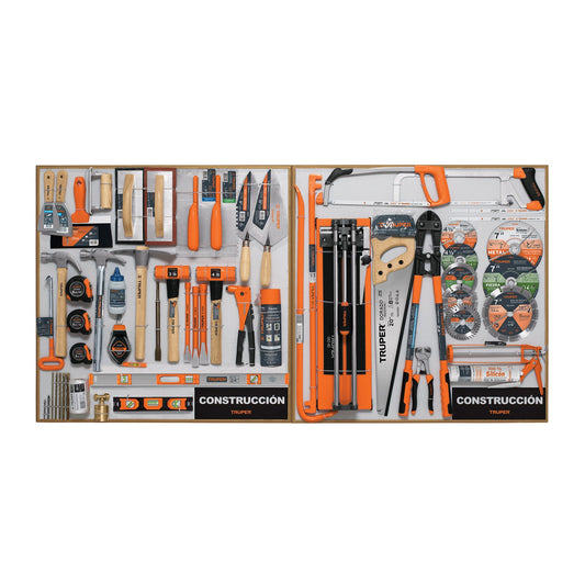 Exhibidor de Construcción, 80x80 cm, 2 tableros