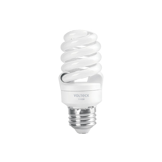 Lámpara espiral mini T2 11 W luz de día en blíster, Volteck