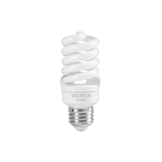 Lámpara espiral mini T2 13 W luz de día en blíster, Volteck