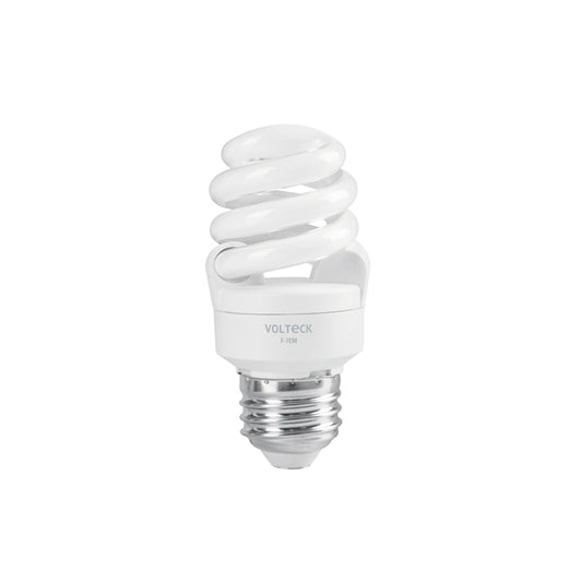 Lámpara espiral mini T2 7 W luz de día en blíster, Volteck