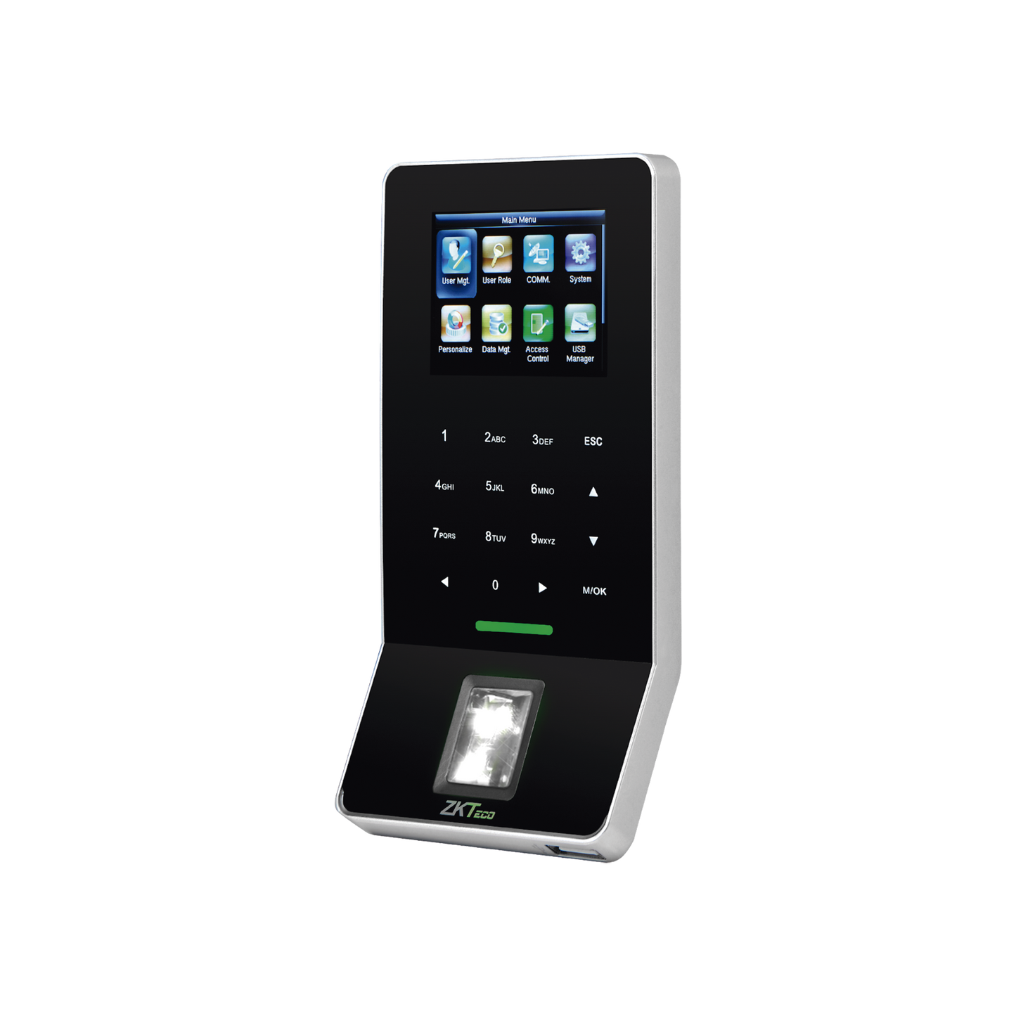 Terminal Biom�trica de Huella / 3,000 Huellas 5,000 Tarjetas / WiFi / Pantalla 2.4" / TCP/IP RS485 / ADMS / Control de 1 Puerta