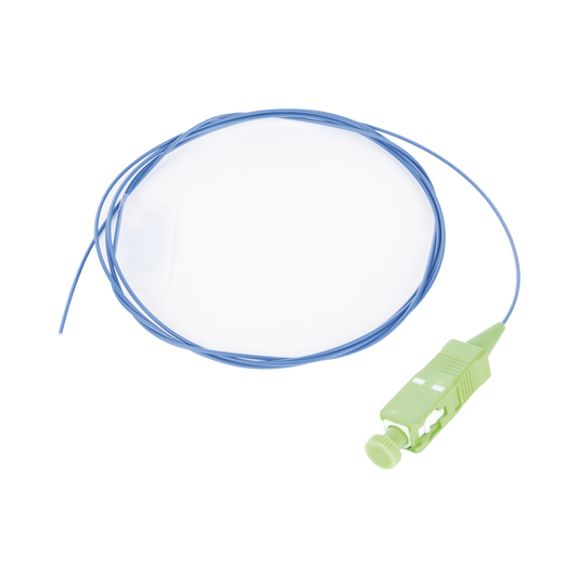 Pigtail de Fibra �ptica SC/APC Simplex, Monomodo OS2 9/125, 900um, Color Azul, 1 Metro (3.28 Pies)