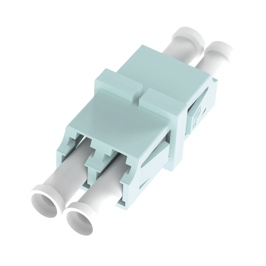 M�dulo Acoplador LC Duplex, Para Fibra Multimodo, Color Aqua