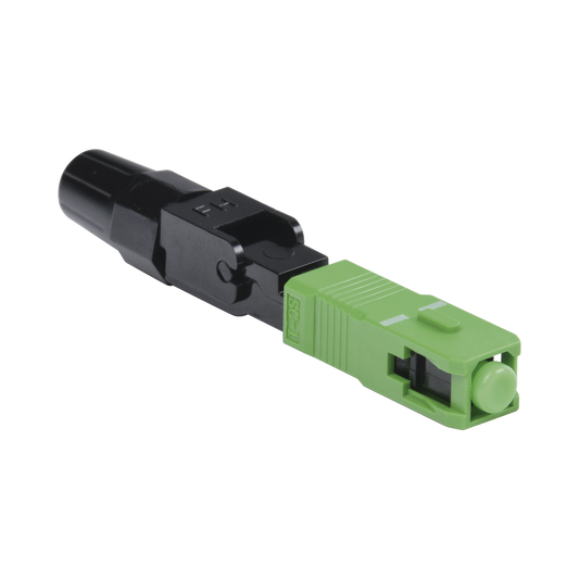 Conector R�pido de Instalaci�n en Campo, Monomodo, SC/APC, Pre-Pulido, Re-Terminable, Ideal para Aplicaciones FTTx
