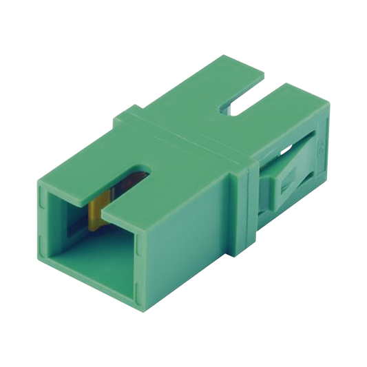 M�dulo Acoplador SC/APC Simplex, Para Fibra Monomodo, Color Verde