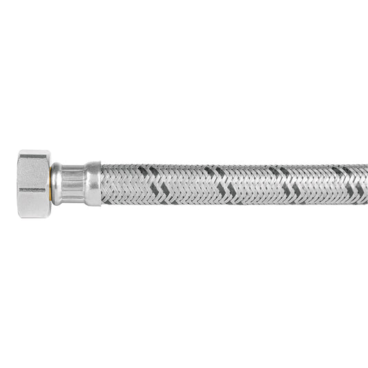 Manguera para boiler, acero inox, 1/2'x3/4', 120 cm, Foset