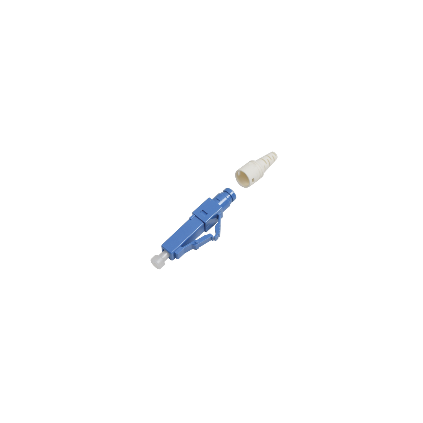 Conector de Fibra �ptica Pre-Pulido LightBow LC/UPC Simplex, Monomodo OS1/OS2, Re-Terminable, Color Azul