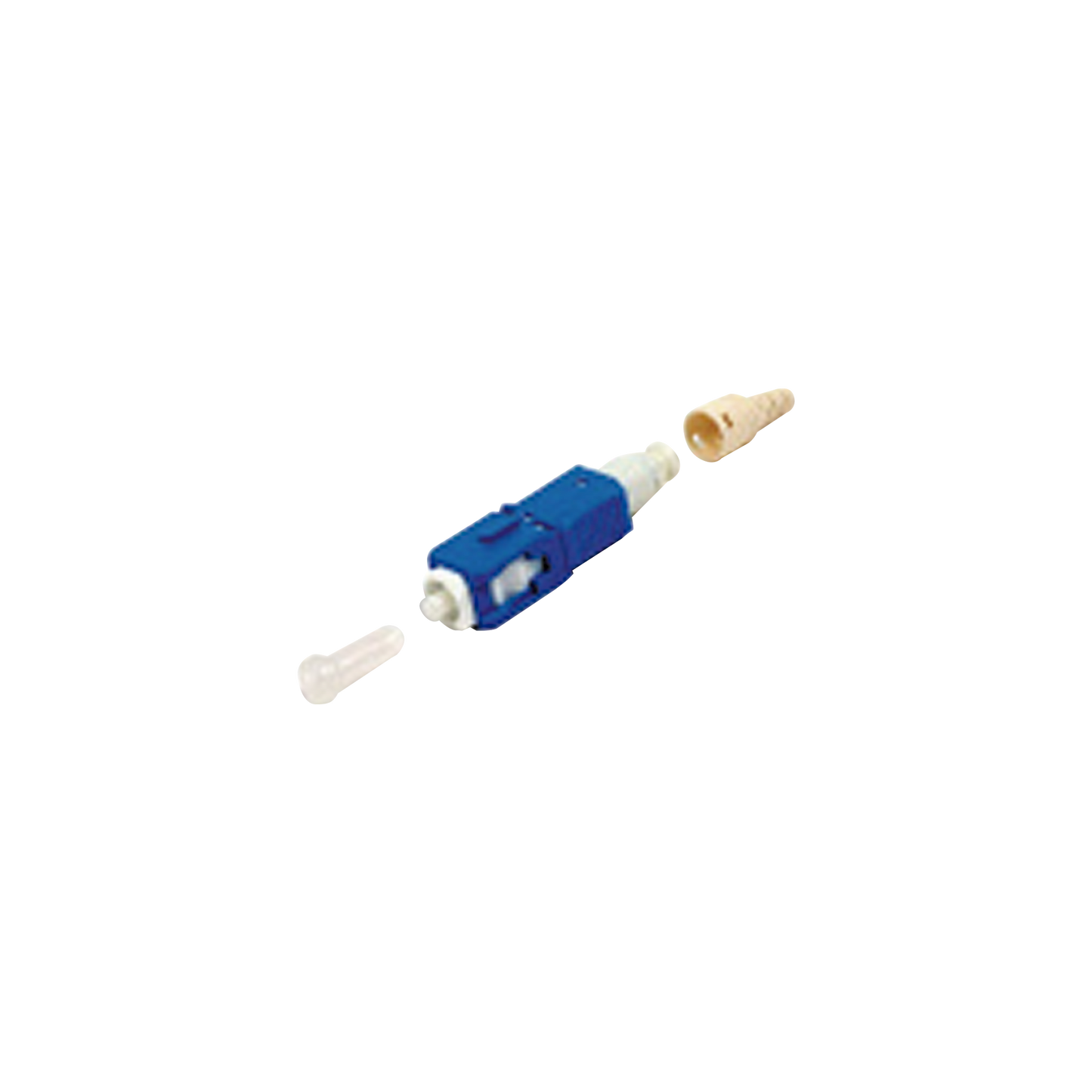 Conector de Fibra �ptica Pre-Pulido LightBow SC/UPC Simplex, Monomodo OS1/OS2, Re-Terminable, Color Azul