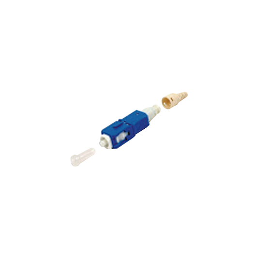 Conector de Fibra �ptica Pre-Pulido LightBow SC/UPC Simplex, Monomodo OS1/OS2, Re-Terminable, Color Azul