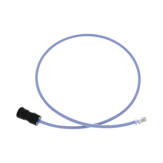 Cable de Conexi�n en Campo Jack a Plug RJ45, Categor�a 6A, CMP (Plenum), 1 Metro (3.28 Pies), Color Azul
