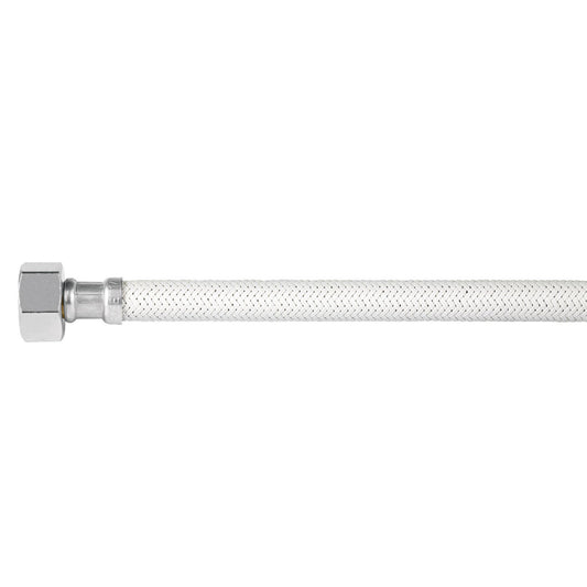 Manguera lavabo/fregadero, vinilo blanco, 1/2'x1/2', 100 cm