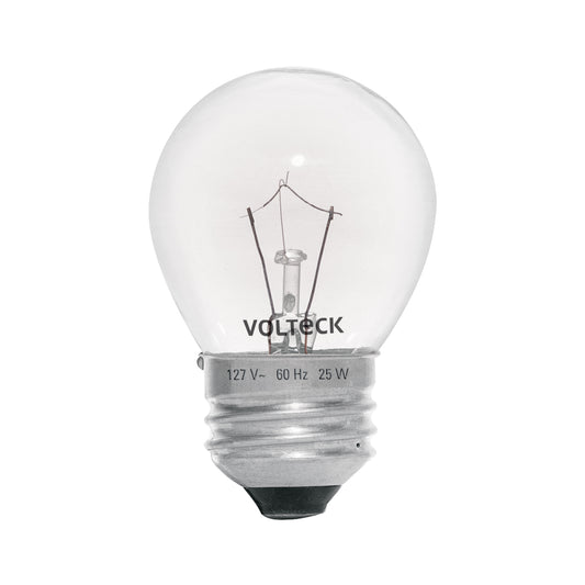 Foco incandescente 25W para horno/refrigerador, transparente