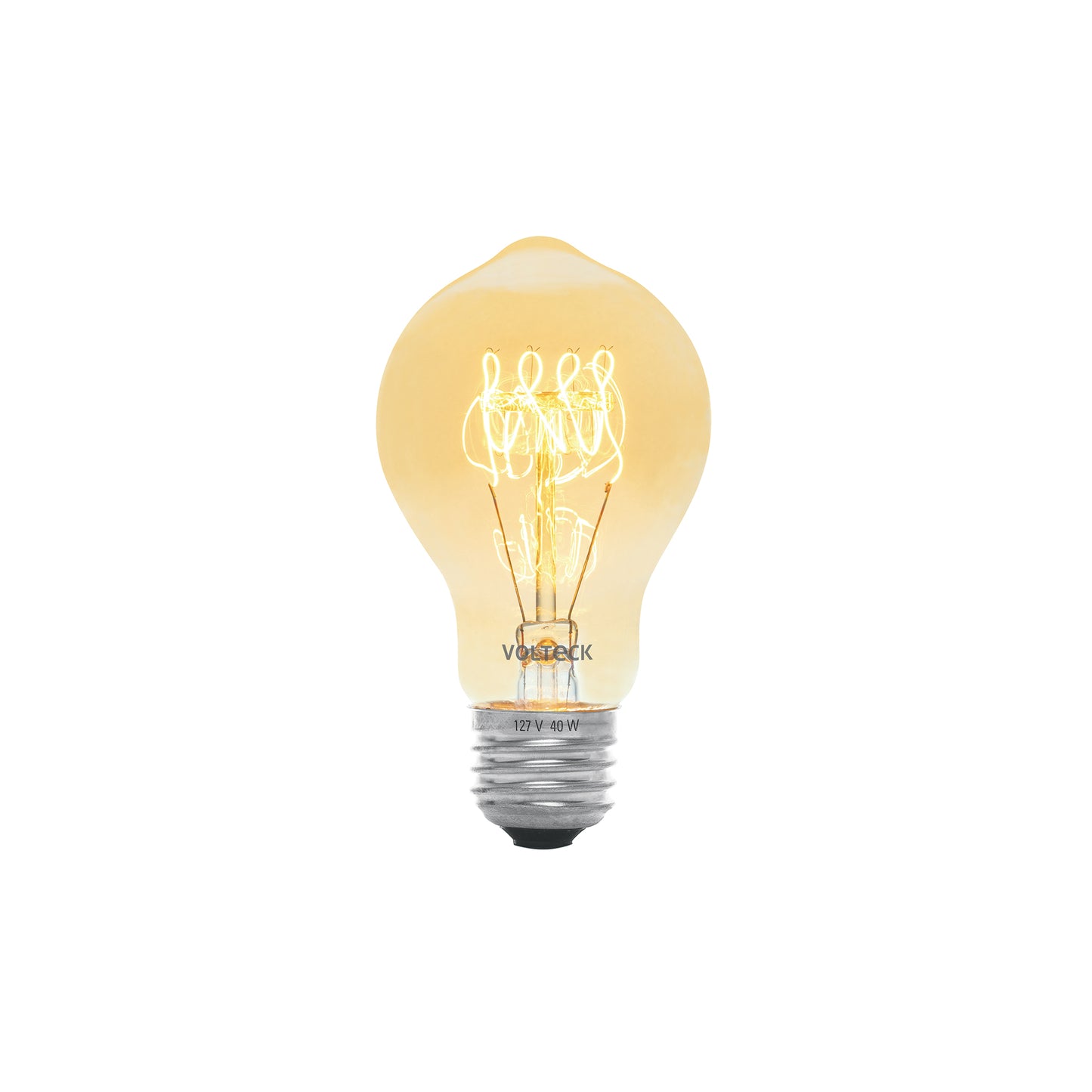 Lámpara incandescente vintage 40 W tipo bombilla, Volteck