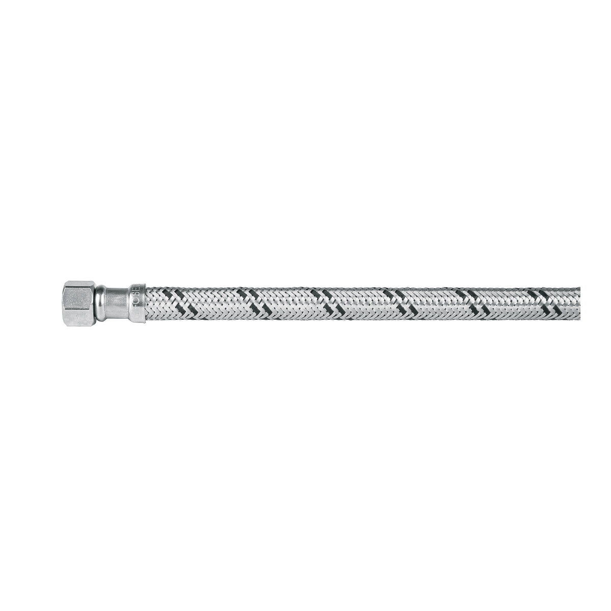 Manguera lavabo/fregadero, acero inox, 1/2' x 3/8', 40 cm