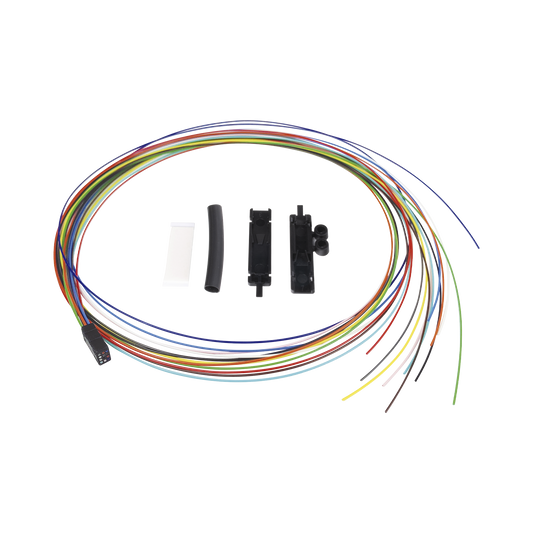 Kit Fan-Out de 12 Fibras, Para Convertir de 250 a 900 Micras, 1 Metro (3.28 Pies)