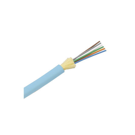 Cable de Fibra �ptica de 24 Hilos, Multimodo OM4 50/125 Optimizada, Interior, Tight Buffer 900um, No Conductiva (Diel�ctrica), LSZH, Precio Por Metro
