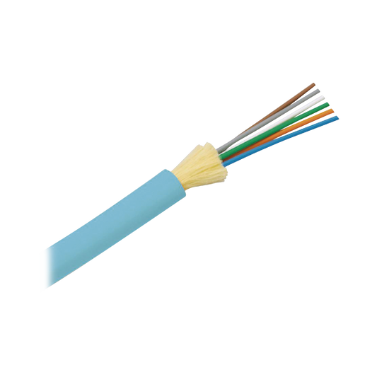 Cable de Fibra �ptica de 6 Hilos, Multimodo OM3 50/125 Optimizada, Interior, Tight Buffer 900um, No Conductiva (Diel�ctrica), OFNR (Riser), Precio Por Metro