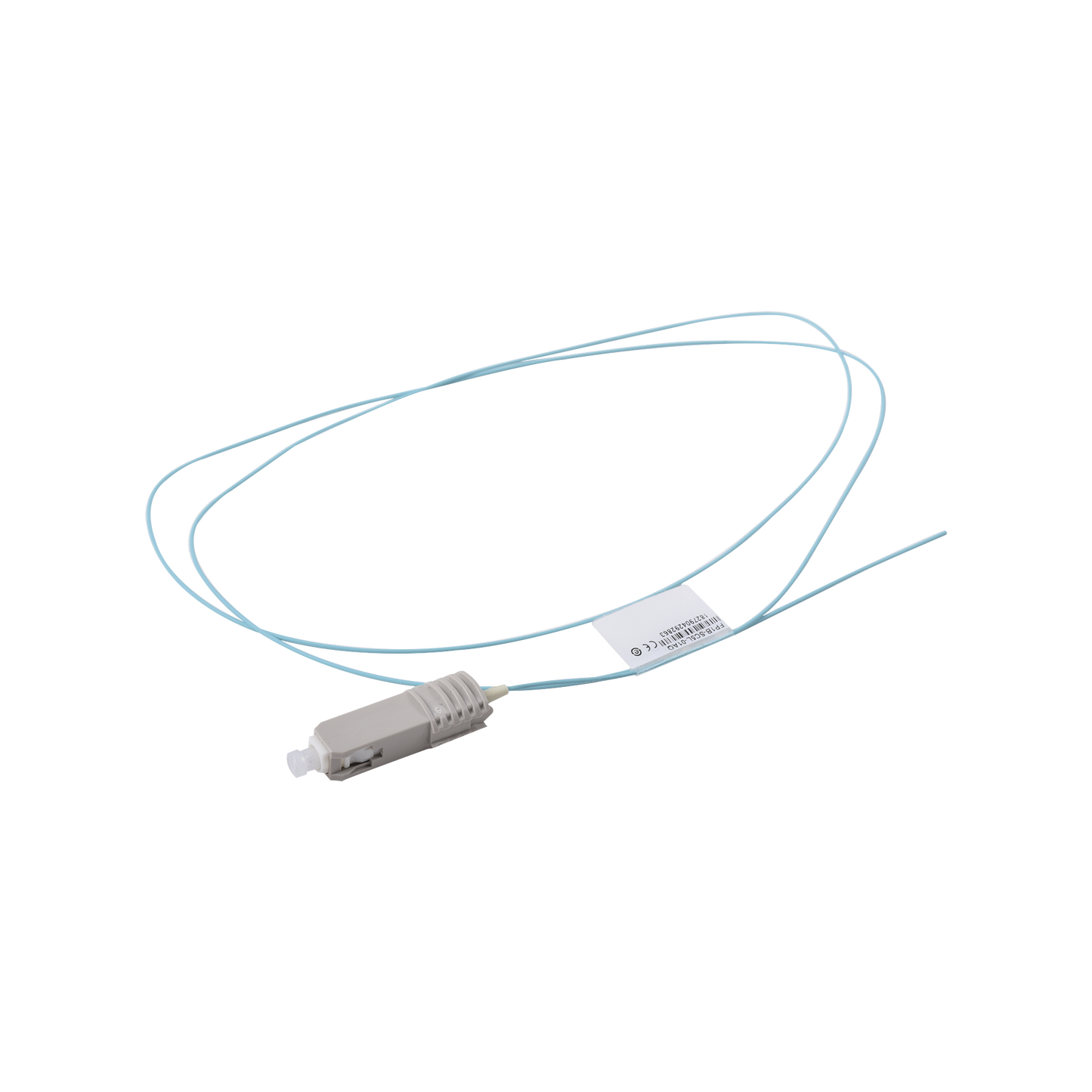Pigtail de Fibra �ptica SC Simplex, Multimodo OM3 XGLO 50/125, OFNR, Color Aqua, 1 Metro (3.28 Pies)