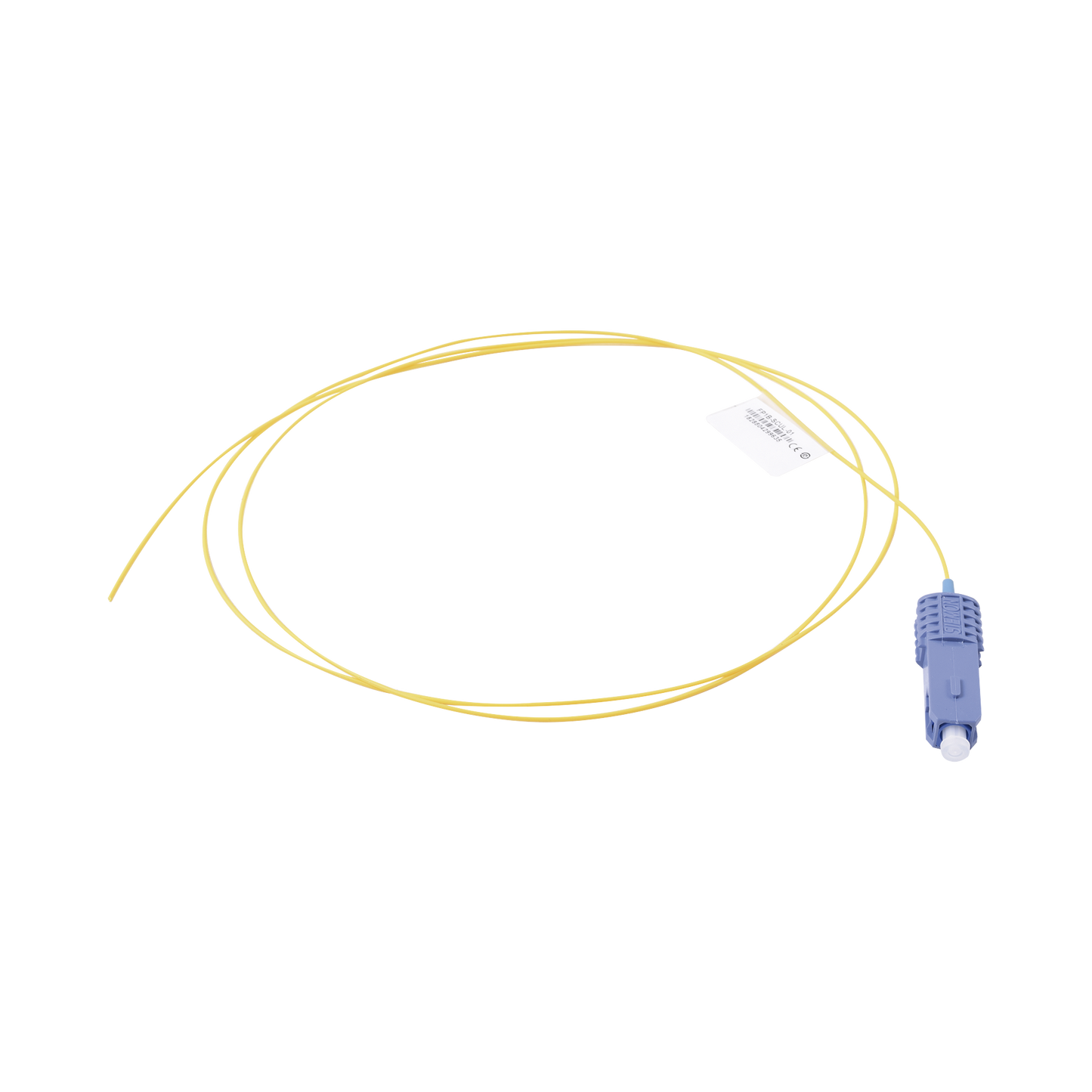 Pigtail de Fibra �ptica SC/UPC Simplex, Monomodo OS1/OS2 XGLO, OFNR, Color Amarillo, 1 Metro (3.28 Pies)