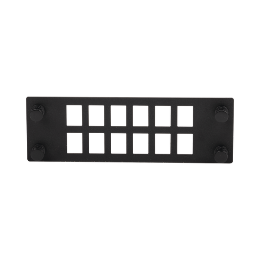 Placa Para 12 Adaptadores de Fibra �ptica, Uso con Gabinetes FPONE3 y FPONE4