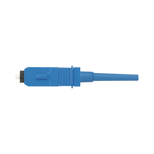 Conector de Fibra �ptica SC Simplex OptiCam, Monomodo 9/125 OS2, Pre-pulido, Color Azul