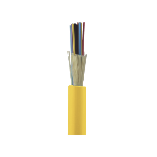 Cable de Fibra �ptica de 24 Hilos, Monomodo OS2 9/125, Interior, Tight Buffer 900um, No Conductiva (Diel�ctrica), OFNP (Plenum), Precio Por Metro