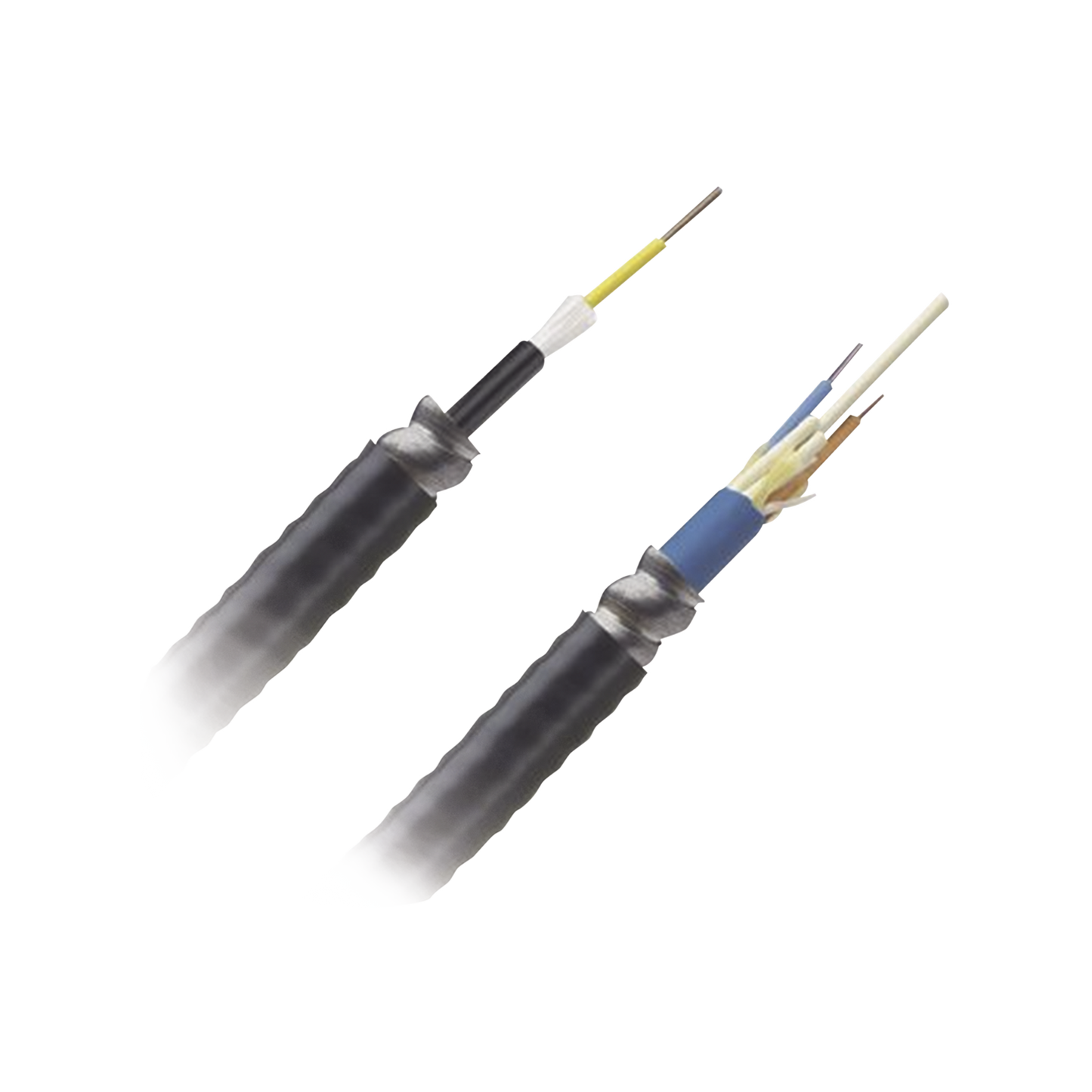 Cable de Fibra �ptica de 12 Hilos, Monomodo OS2, Interior/Exterior, Armada, Loose Tube 250um, OFCR (Riser), Precio Por Metro