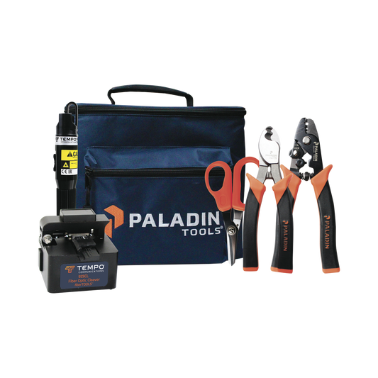 Kit de Herramientas para Terminaci�n de Conectores de Fibra �ptica Prepulidos con Cleaver de 2 Pasos