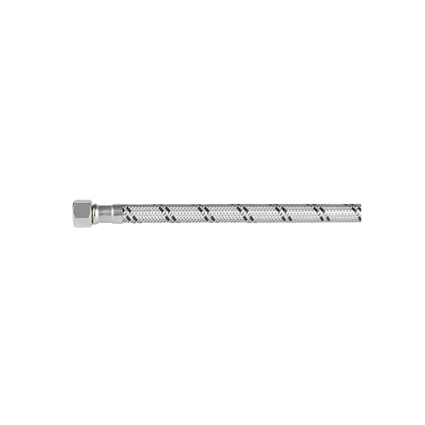 Manguera p/WC, acero inox, 3/8'x7/8', 40cm, latón/latón