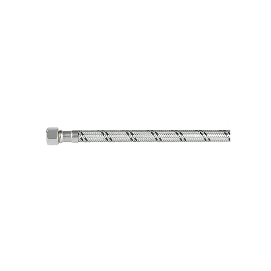 Manguera p/WC, acero inox, 3/8'x7/8', 40cm, latón/latón