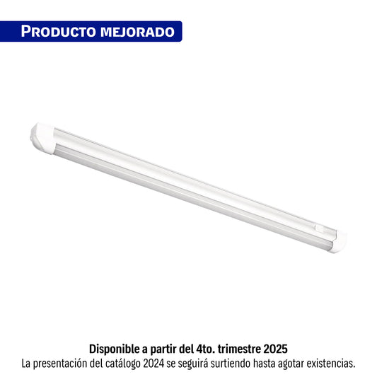 Luminario lineal ultra delgado de LED 6 W para gabinete