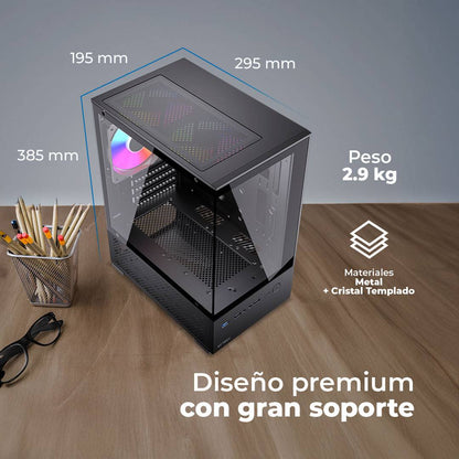 Gabinetes Gaming Balam Rush PANORAK  GC600 - Vista 3