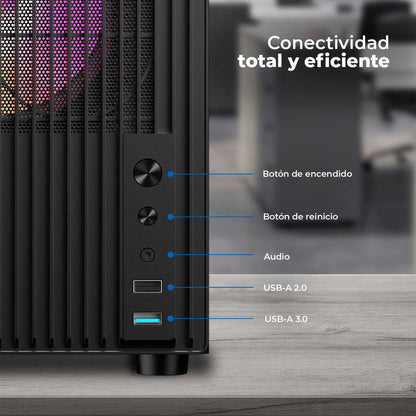 Gabinetes Gaming ACTECK ZYRON GC606 - Vista 4