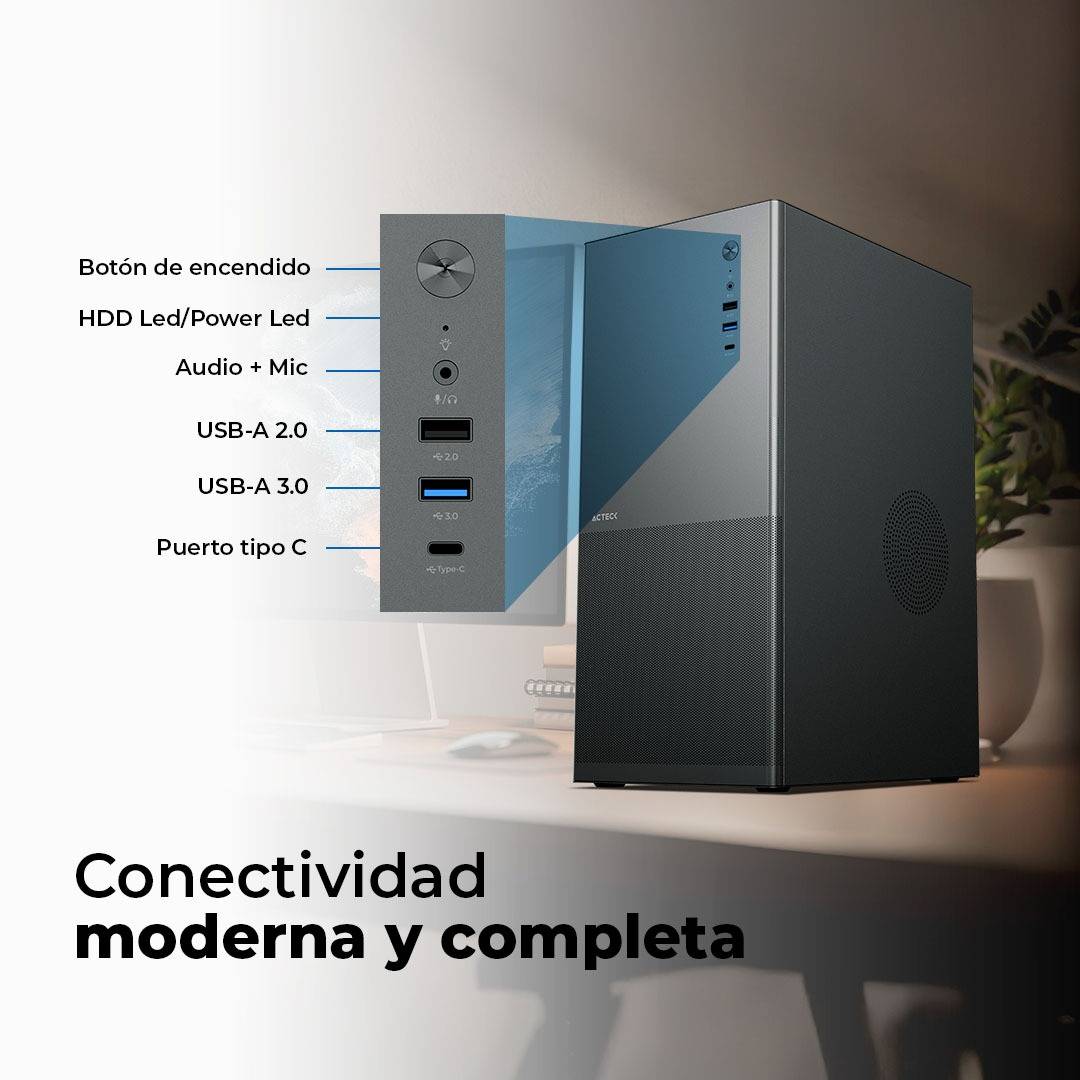 Gabinetes para Computadoras ACTECK REX MAX GM757 - Vista 3