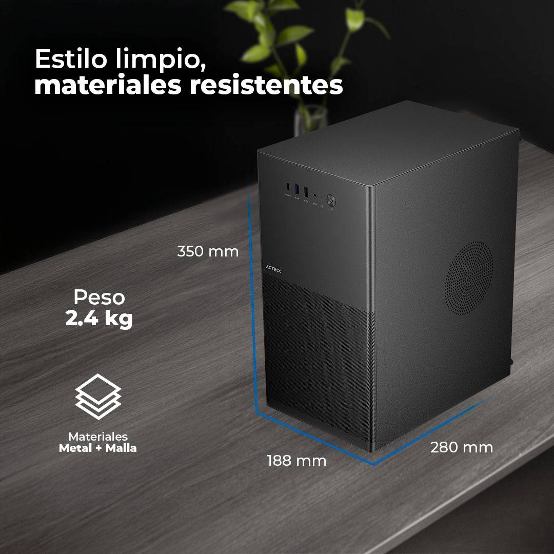 Gabinetes para Computadoras ACTECK REX PRO GI757 - Vista 3