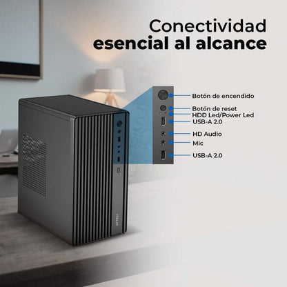 Gabinetes para Computadoras ACTECK APEX GI205F - Vista 3