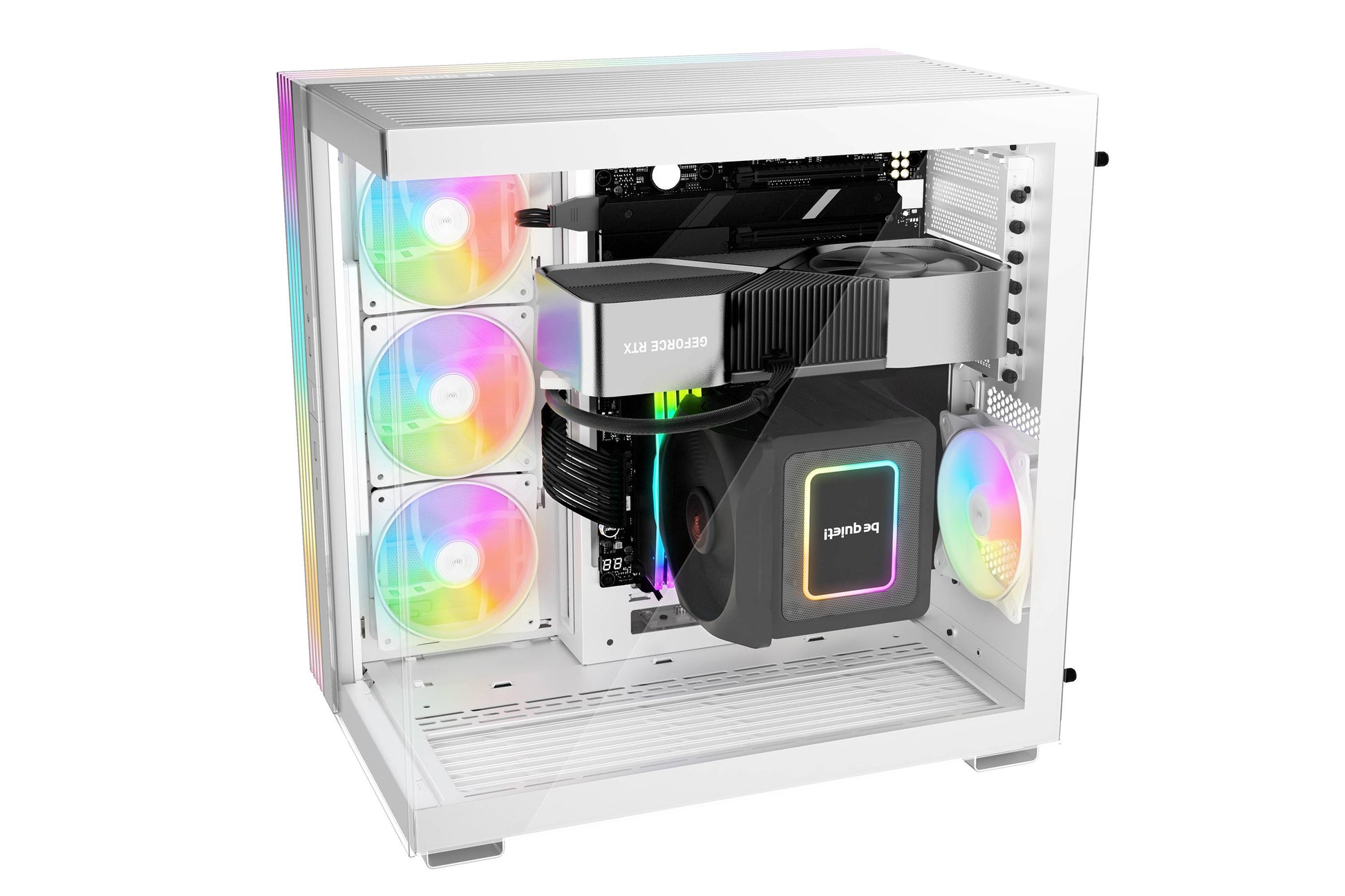 Gabinetes Gaming Be Quiet GABINETE LIGHT BASE 600 DX WHITE - Vista 2