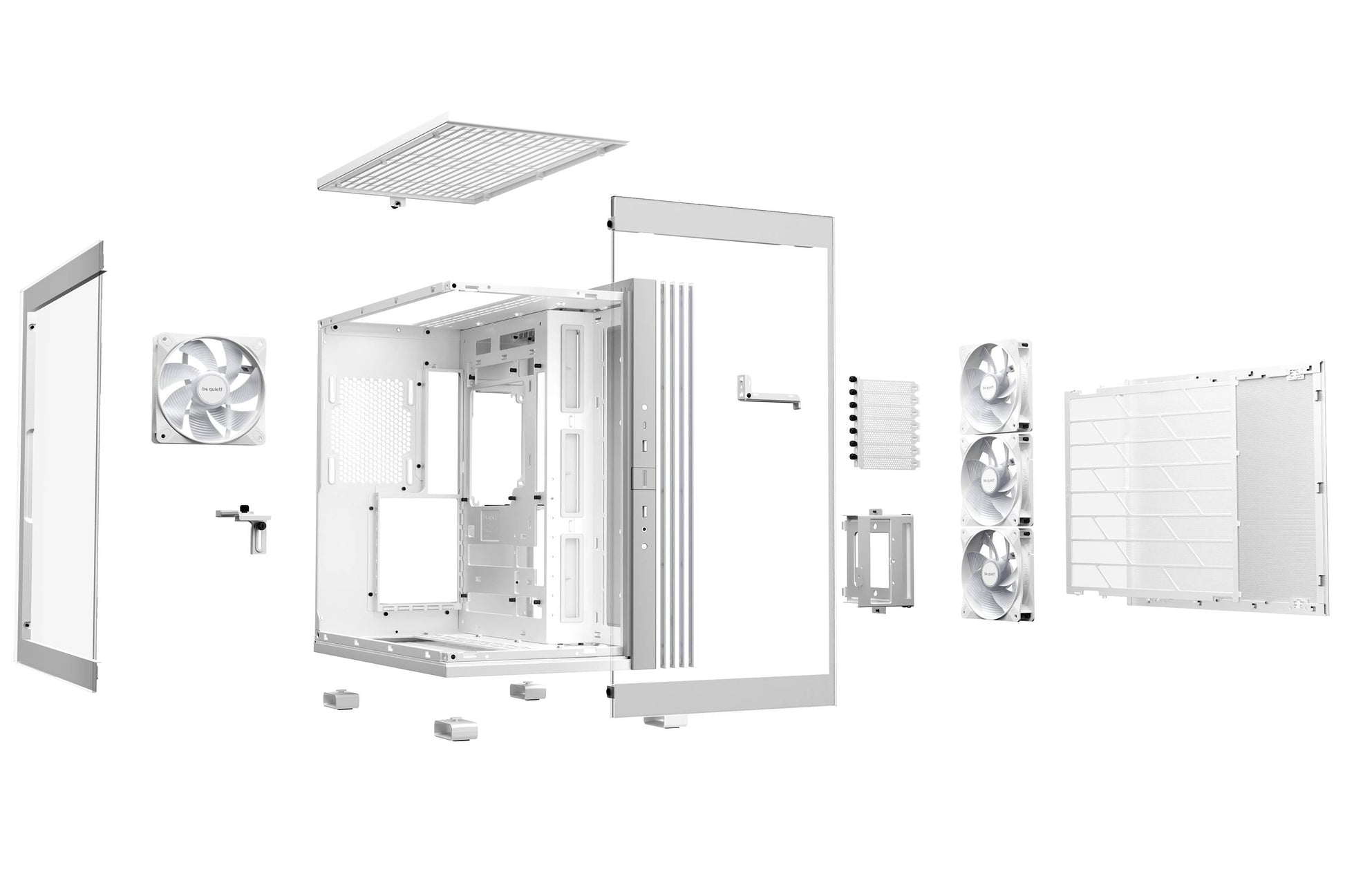 Gabinetes Gaming Be Quiet LIGHT BASE 600 LX WHITE - Vista 4