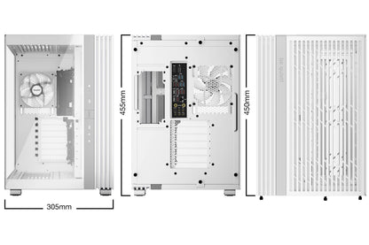 Gabinetes Gaming Be Quiet LIGHT BASE 600 LX WHITE - Vista 5