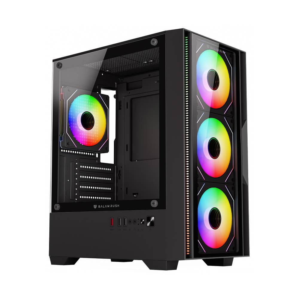 Gabinetes Gaming Balam Rush NITROX EDGE PRO CRYSTAL 4900C - Vista 2